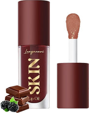 LANGMANNI Moisturizing Lip Oil,No-Sticky Lip Gloss Lip Balm Lip Care,Fruit Flavoured Lip Oil For Dry Lip's Moisturizing Hy...