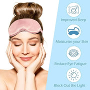 Le Luxe Sleep Mask (Luxury Silk Sleep Mask, Silky Smooth Comfort - Eye Cover - Eye Mask - Anti Aging - Skin Care - Ultra S...