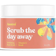 ASUTRA Dead Sea Salt Essential Oil Body Scrub Exfoliator (Vitamin C), 16 oz - Ultra Hydrating, Gentle, & Moisturizing - Co...