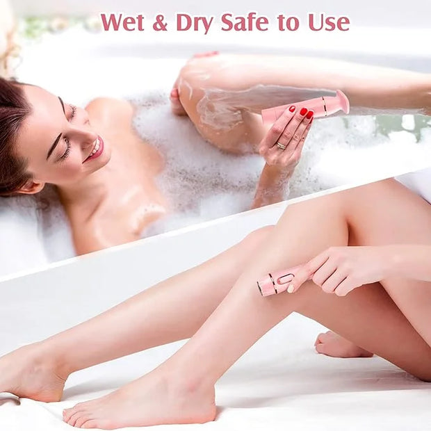 Trimmer Women, 4 in 1 Electric Razor for Women, Facial Shavers for Women, Portable Travel Womens Electric Razor for Face B...