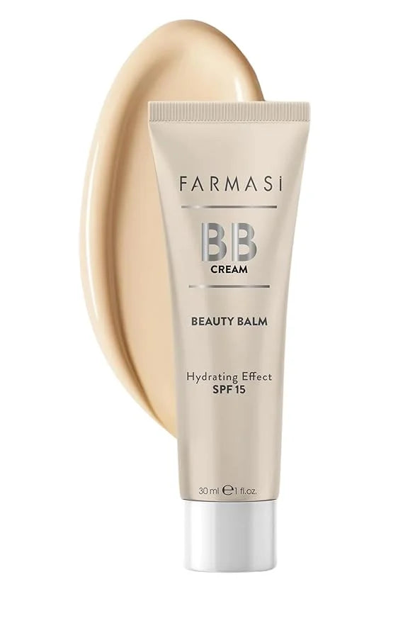 FARMASi Make Up BB Cream Beauty Balm, Full-Coverage Foundation, Concealer, Moisturizer BB Cream for All Skin Types, 1 fl. ...