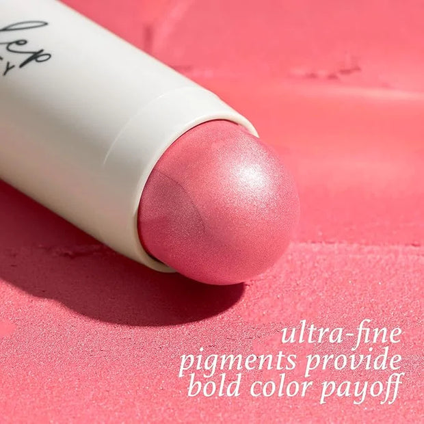 Julep Skip The Brush Cream to Powder Blush Stick - Peony Pink - Blendable and Buildable Color - 2-in-1 Blush and Lip Makeu...