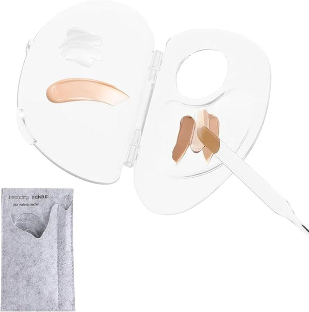 Makeup Mixing Palette, Handheld Foundation Mixing Palette