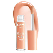NYX PROFESSIONAL MAKEUP This Is Milky Gloss, Vegan Lip Gloss, 12 Hour Hydration - Milk & Hunny (Sheer Light Honey) - Produ...
