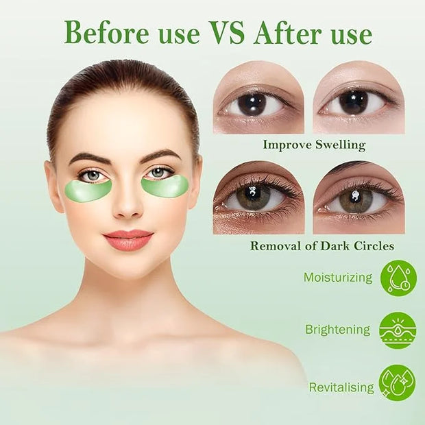 Under Eye Mask - 60 PCS Under Eye Patches, Hydrating Eye Gel Pads for Puffy Eyes, Dark Circles, Eye Bags, Puffiness, Fine ...
