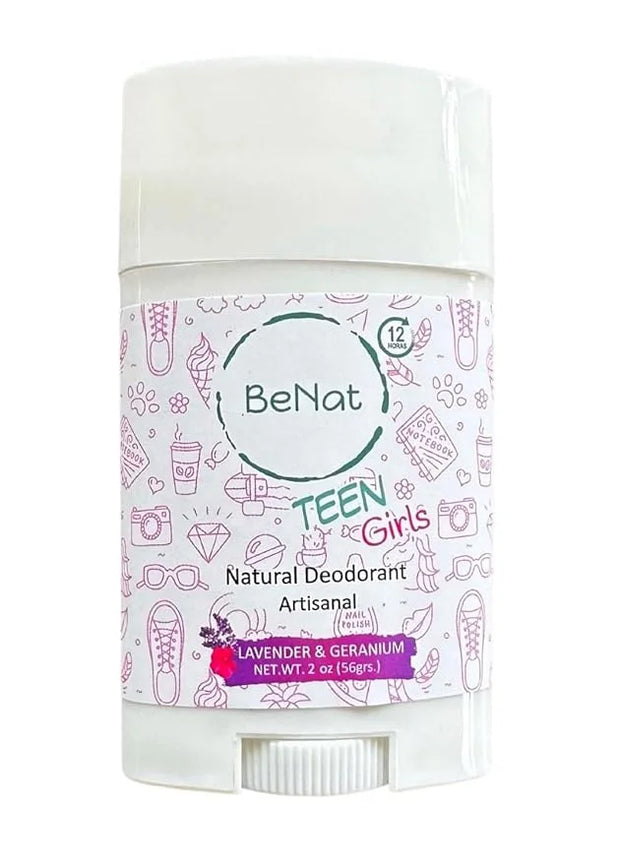 All Natural Deodorant For Teen Girls 100% Natural Aluminum-Free Carcinogen Free Kids Deodorant For Girls Clinically Proven...