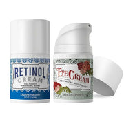 LilyAna Naturals Anti Aging Retinol Cream and Eye Cream Bundle 1.07 oz - Retinol Moisturizer for Face and Under Eye Cream ...