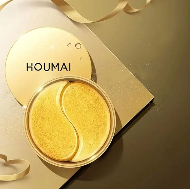 24k Gold Under Eye Gel Patches (60 pairs) Puffy Eyes, Wrinkles, Reduce Dark Circles - Product Image