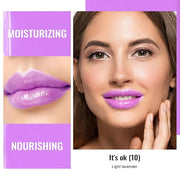 Oulac Pinky Purple Lipstick - Moisturizing Lip Stick Glossy Tinted Lip Balm, Sheer Shine Juicy Finish, Lightweight and Hyd...