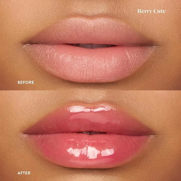 Dreamy Gleamy Tinted Lip Oil, Moisturizing, Shiny, Cruelty-Free, Vegan, Hydrating, Non-Sticky Tinted Lip Gloss, 5ml (Berry...