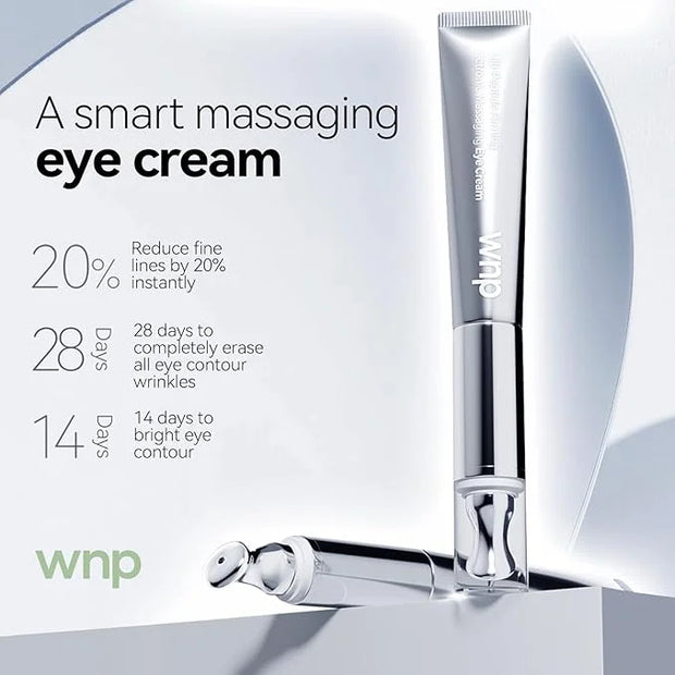 Eye Cream|Wrinkle Eraser Massaging Eye Cream, Multi-peptide Firming Eye Tightener, Anti-Aging Eye Cream for Puffiness and ...