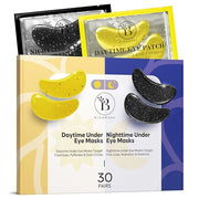Under Eye Patches for Puffy Eyes and Dark Circles, Gel Eye Masks with Caffeine, Collagen & Vitamin C, Deeply Moisturizing,...