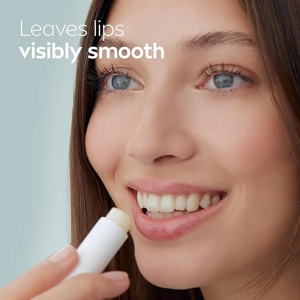 NIVEA Dewy Lip Balm with Hyaluronic Acid, Skin Care Gifts for Mom, Leaves Visibly Less Noticeable Lip Lines and No Waxy Fe...