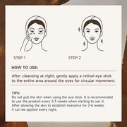 AKARY Retinol Eye Cream for Dark Circles and Puffiness, Skincare Under Eye Cream Eye Stick Reduce Wrinkles and Fine Lines,...