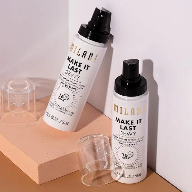 Milani Make It Last Dewy - Dewy Finish Setting Spray - 3 in 1- Hydrate + Illuminate + Set, Makeup Finishing Spray - Makeup...