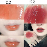 4Pcs Bear Lip Glaze Hydrating Jelly Lip Gloss,Jelly Liquid Lipstick Cute Bear Lipgloss Moisturizing Lip Stain Plumping Wat...