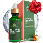 Tree of Life Beauty Hydrating Facial Serum - Pro Collagen Peptides with Argireline & Replexium - Anti Aging & Wrinkle Redu...