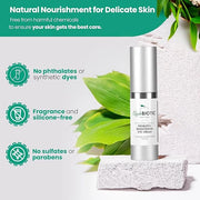 Apple Cider Vinegar Eye Cream with Vitamin B3, Caffeine, Cucumber Extract to Reduce Puffiness, Eye Bags and Dark Circles, ...