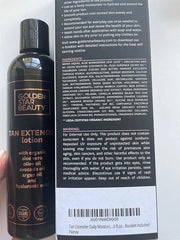 Tan Extender Daily Moisturizer - Best After Tanning Lotion w/Organic Oils and Hyaluronic Acid to Extend Your Tan from Sunl...
