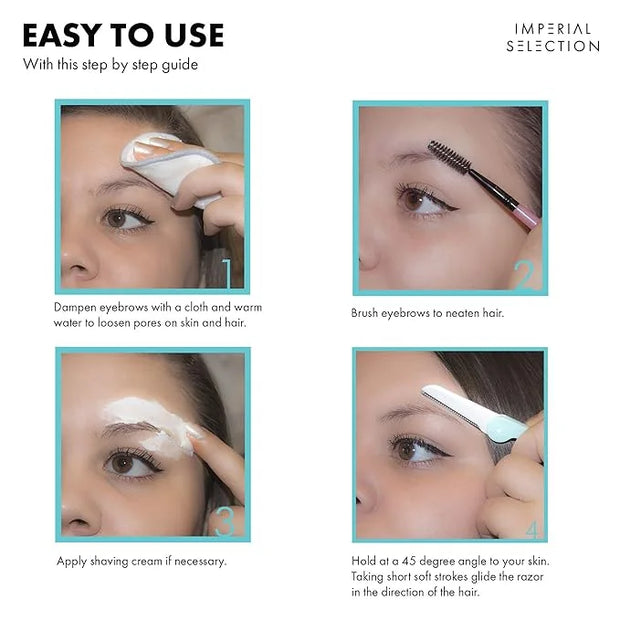 Eyebrow Razor | Facial Hair Remover Women | Dermaplaning Blades for Face | Eyebrow Hair Remover | Shaper & Razors Women | ...