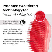 Tangle Teezer Original Detangler Brush, Dry & Wet Hair Brush for Thick & Curly Hair Types, Pink Punch - Product Image