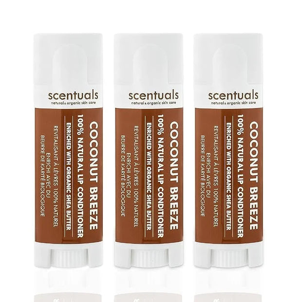 Lip Balm Set of 3, Made Natural