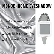Kaely Pressed Single Eyeshadow Makeup, Smoky Gray Matte Highly Pigmented Monochrome Eye Shadow Palette, Waterproof Neutral...