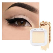 evpct Matte Nude Beige Mini Single Eyeshadow Palette, French Anilla Nude Natural Cream Matte Eye Shadow Palette Makeup Sin...