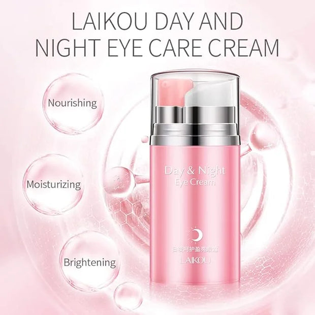 Rose Essential Oil Day and Night Eye Cream, Eye Cream for Dark Circles & Puffiness, Moisturizing Hydrating Fade Fine Lines...