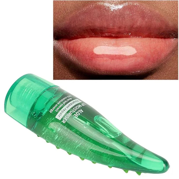 Lip Gloss, Professional Moisturizing Silicone Brush Head Portable Lip Oil Remove Dead Skin Soften Skin For Dry Mouth - Pro...
