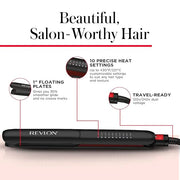 REVLON SmoothStay Coconut Oil Infused Hair Straightener - Flat Iron Hair Straightener for Sleek Straight Hairstyles, Enhan...