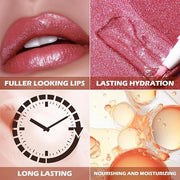 FOCALLURE Glitter Lip Gloss,High Shine Shimmer Lipstick,Long Lasting Plumping Lipgloss,Hydrating,Moisturizing,Non-Sticky a...