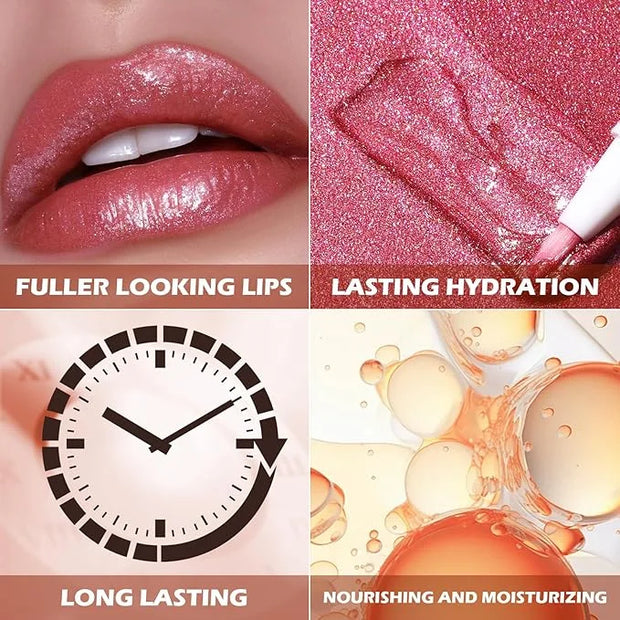 FOCALLURE Glitter Lip Gloss,High Shine Shimmer Lipstick,Long Lasting Plumping Lipgloss,Hydrating,Moisturizing,Non-Sticky a...