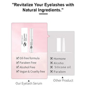 Eyelash Essence Organic Growth Serum for Improved Lashes, Natural Ingredients, Gentle Formula, Clear - Product Image