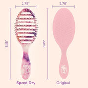 Wet Brush Speed Dry Hair Brush - Watermark (Color Wash) - Vented Design and Ultra Soft HeatFlex Bristles Are Blow Dry Safe...