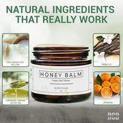 Tallow and Honey Balm, Organic Body Butter, Grass-Fed Beef Tallow for Skin, Soothing All-Natural Moisturizer for Body and ...