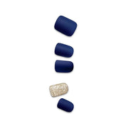 imPRESS Design, Press On Nails, Wannabe Star, Blue, Short, Size, Squoval, Shape, Includes 30 Nails, Prep Pad, Instructions...