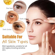 Caffeine Eye Cream Under Eye Cream for Anti-Age Eye Wrinkles Eye Elasticity Fine Lines Cream for Late Nights, Overtime Eye...