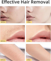 Facial Hair Removal for Women, Painless Womens Facial Hair Remover with 2 Replacement Heads, Lipstick-Sized, USB Rechargea...