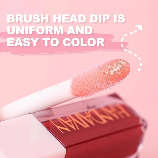 6PCS Diamond Lip Gloss Set, Matte & Pearlescent Finish, Long-Lasting Hydrating Lipstick, Non-Sticky, High-Pigment Formula ...