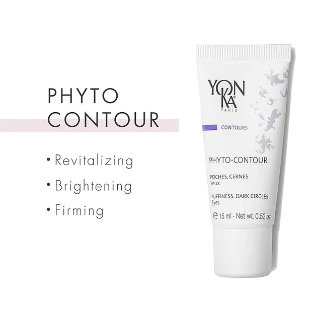 Yon-Ka Phyto-Contour, Phyto 52 Skin Firming Set, Under Eye Cream for Dark Circles, Facial Moisturizer and Night Cream to T...