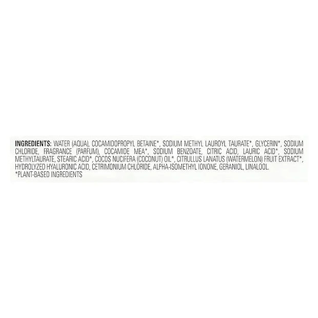 Love Beauty and Planet Plant-Based Body Wash Hydrate and Restore Skin Watermelon and Hyaluronic Acid Made with Plant-Based...