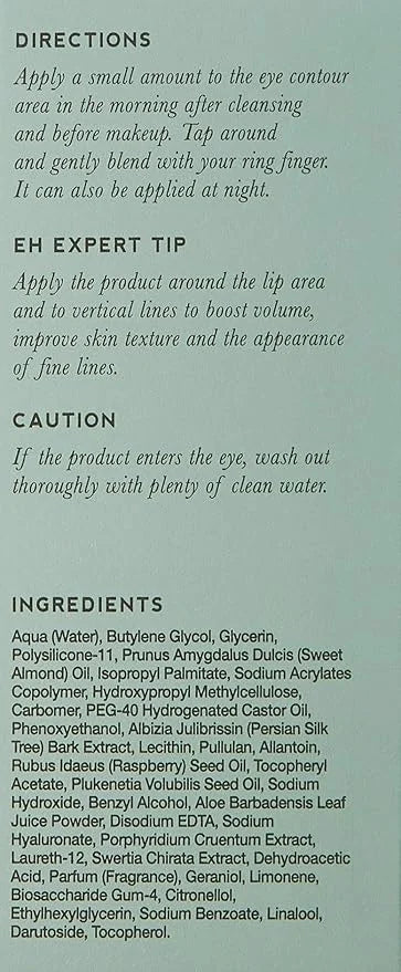 Emma Hardie 15ml Midas Touch Revitalising Eye Serum with Hyaluronic Acid, Visibly Reduces Fine Lines, Puffiness & Dark Cir...