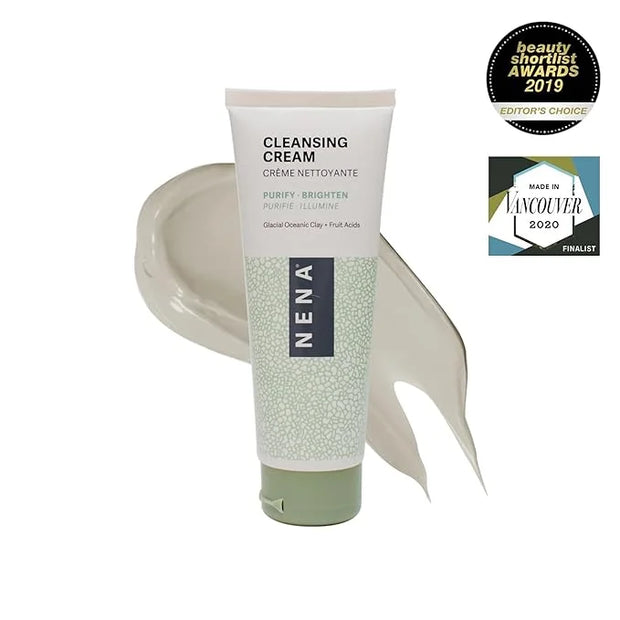 NENA Natural Skincare Kit | 4-Piece Daily Skin Essentials for Women & Men - for Dry, Oily, Normal and Sensitive Skin | EWG...