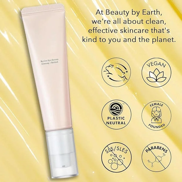Revive Eye Serum, Anti-Aging Cream Eye Treatment, Visibly Smoothes Fine Lines, Daily Serum, Korean Skin Care, 30ml, 1 fl.o...