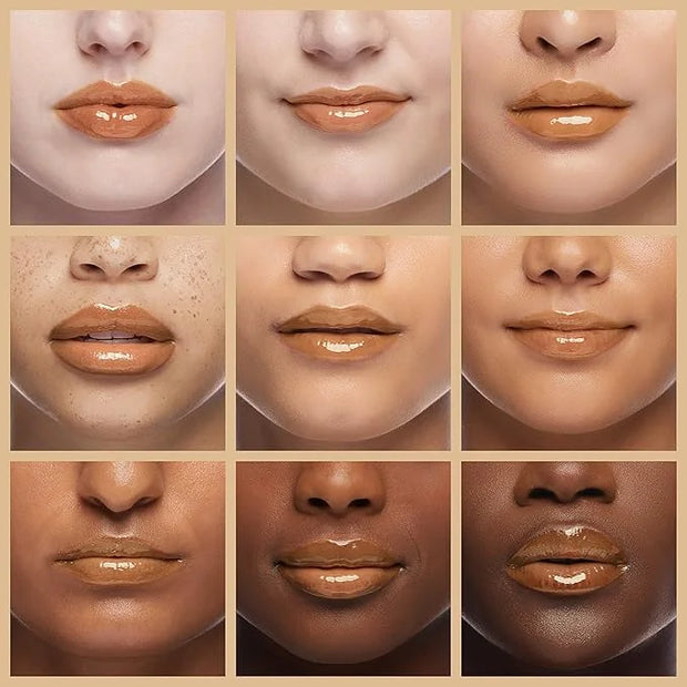 Rimmel Stay Plumped Lip Gloss, 801 Angel Shimmer, Pack of 1 - Product Image