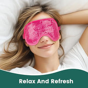 NEWGO Cooling Eye Mask for Puffy Eyes, Cold Eye Mask Eye Ice Pack for After Eyes Surgery, Tension Stress Relief, Itchy Eye...