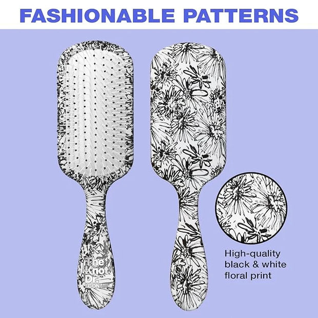 The Knot Dr. hair brush by Conair - Detangling hair brush - Removes Knots and Tangles in wet or dry hair- hair brushes for...
