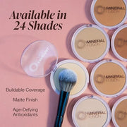 Mineral Fusion Pressed Powder Foundation, Cool 2 - Fair/Med Skin w/ Pink/Red Undertones, Age Defying Foundation Makeup wit...