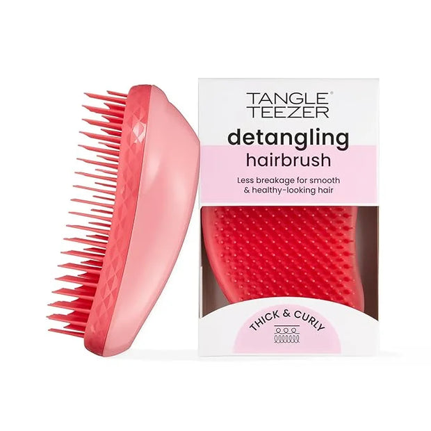 Tangle Teezer Original Detangler Brush, Dry & Wet Hair Brush for Thick & Curly Hair Types, Pink Punch - Product Image